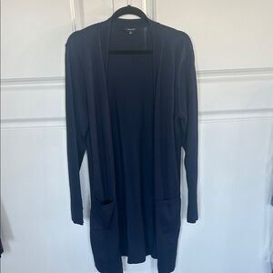 NWOT Navy Blue Open Front Cardigan